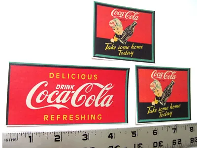 $7.95 • Buy Replacement Water Slide Decal Set For Marx Coca-Cola  Truck 
