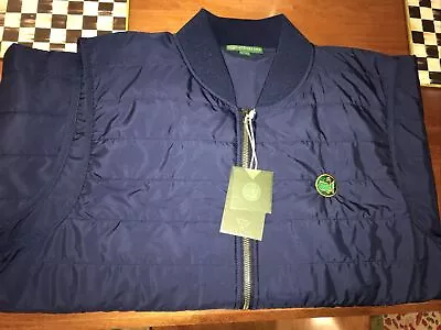 2024 Berckmans Place Masters Mens Augusta National Vest (Large) Navy • $185.20