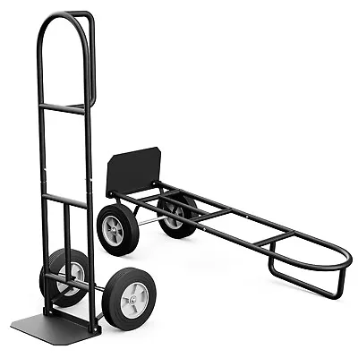 P-Handle Hand Truck Heavy Duty High Back Sack Barrow Trolley 300KG Max Load • £69.95