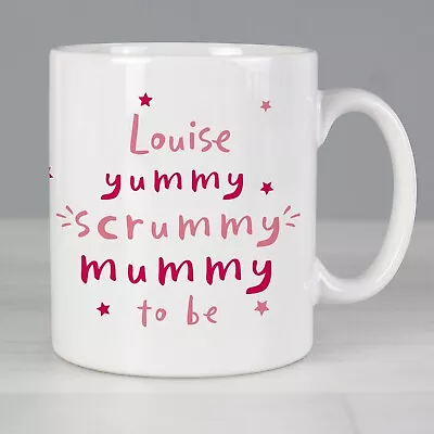 Personalised Yummy Scrummy Mummy To Be Mug - Mother's Day Birthday Gift • £12.99