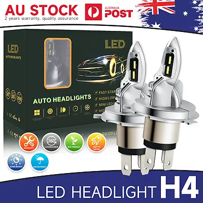 LED Headlight   Kit For Toyota Hilux KUN26 Ute 3.0 D-4D 4WD 2006-2015 • $58.99