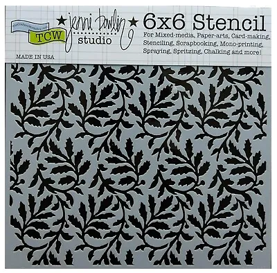 Flower Vines Ivy Leaves Stencil Vineyard Leaf Patterns Paint Template 6  Crafter • $6.99