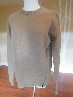 Darling J.CREW  Side Zip Sweater  Camel Color Long Sleeve Pullover XXS  NICE! • $17.95