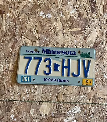Vintage Minnesota License Plate 10000 Lakes  • $15