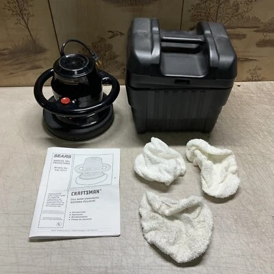 $10.99 • Buy Craftsman (646.10711) 9” Buffer/Polisher WIth Manual/Plastic Carrying Case
