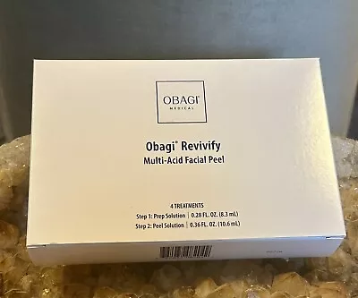 OBAGI Medical Revivify Multi Acid Facial Peel (4) Treatments Per Box Prep & Peel • $50