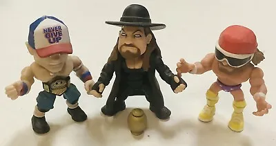WWE Loyal Subjects Lot Of 3 John Cena Undertaker Macho Man Figures 3” • $29.97