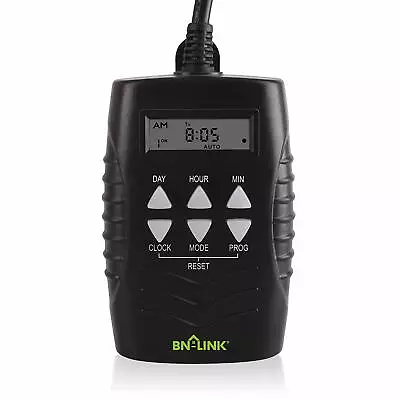 BN-LINK 7 Day Heavy Duty Digital Programmable Timer - Dual Outlet (Outdoor) • $15.99