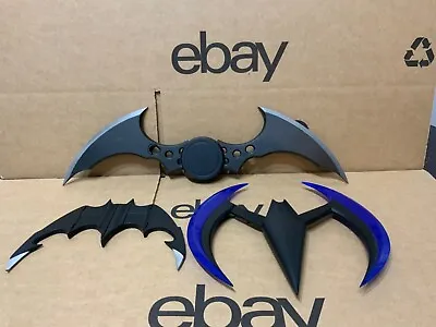 Batman Batarang Scaled Prop Replica 1989 & Batman Beyond Blue - Arkham Batarang • $115.73