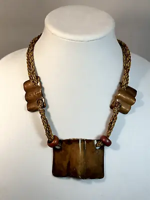 Vintage Necklace Copper Rope  • $4.99
