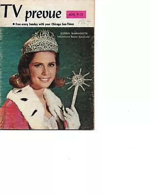 TV Preview Magazine Miss International Beauty 1964 Winner On Cover Original • $15