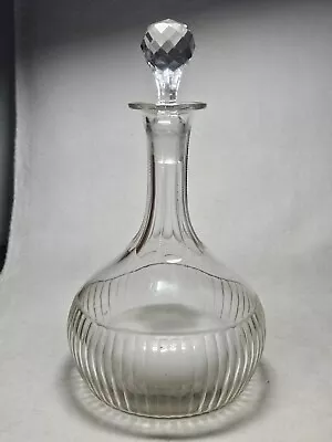 Rare 19th C. American Musical Cut Glass Decanter Circa 1880s • $295