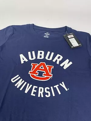 Under Armour Auburn Tigers Long Sleeve Shirt Medium NWT Women's Blue Navy • $18.99