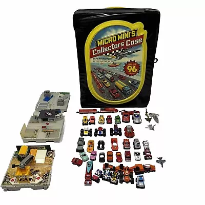 Micro Minis Collector's Case Holds 96 Cars But MISSING ONE TRAY 35+ Cars +++READ • $59.87