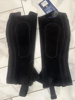 Shire’s Child's  Suede Unisex 1/2 Chaps Size L Tall • $9.99