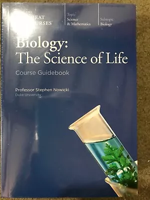 The Great Courses - Biology: The Science Of Life - Book & DVDs - New In Shrink • £15.99
