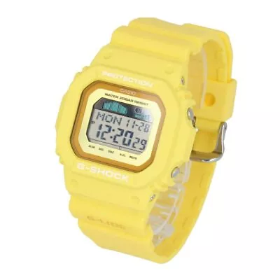 CASIO G-SHOCK G-LIDE 5600 SERIES Watch Men's Digital Tide Graph Yellow • $110.62