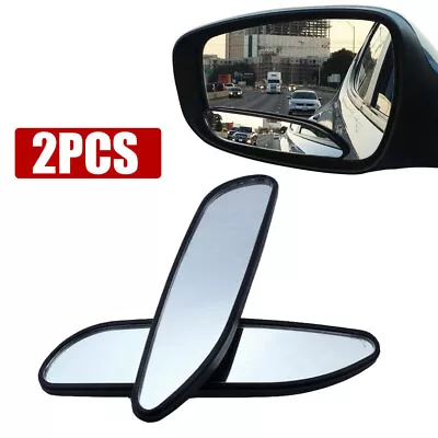 2x Auto Car Blind Spot Mirror 360° Wide Angle Convex Rear Side View Mirror Parts • $8.98