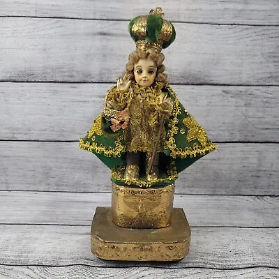 Antique Statue Of Infant Jesus Of Prague • $195.95