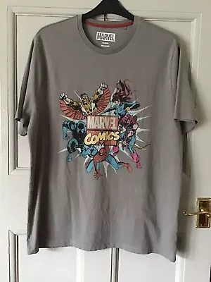 Marvel Comics 30” Long.XXL Grey Cotton T-shirt  • £4.99