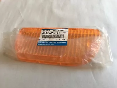 Mazda Rx3 808 Savanna Left Front Bumper Park Light Lens All Orange Genuine Nos • $70