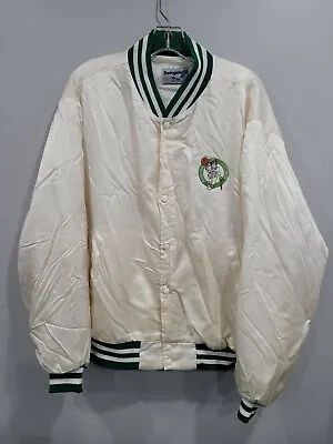 $54.99 • Buy Rare VTG 80s Swingster NBA Boston Celtics Satin Varsity Jacket Mens L XL Starter