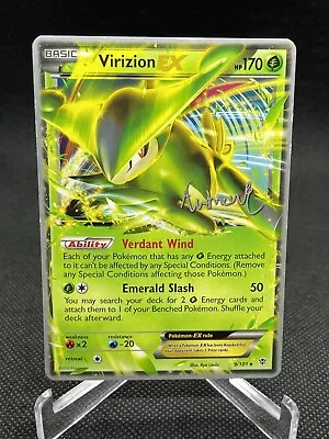 Pokémon TCG Virizion EX World Championship 2014 Singles 9/101 Non Holo Rare LP • $4.99