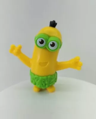 Minions Figurine Luau Grass Skirt Cake Topper Toy Rise Of Gru Pool Party Hawaii  • $4.70