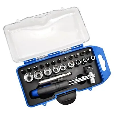 Mini Ratchet Set Screwdriver Set Of 23 Pcs Ratchet Wrench Socket Spanner Dri... • $18.87