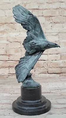 Museum Quality Hot Cast Eagle Sculpture Milo's Fine Art Bronze Statue • $124.50