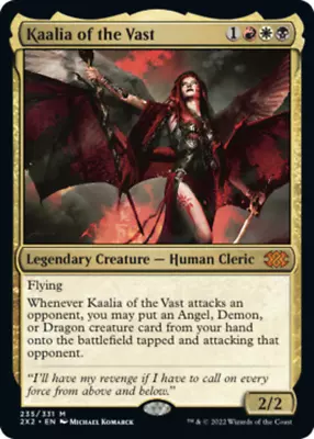 [1x] Kaalia Of The Vast - Near Mint English - Double Masters 2022 MTG Magic • $11