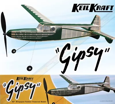 £37.95 • Buy KEIL KRAFT A-KK2050. Gipsy - Balsa / Rubber Power Kit. 40in / 1016mm Wingspan