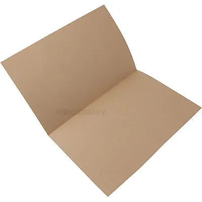 10 X Manilla Economy Foolscap Square Cut Folders 170gsm Paper A4 Document File • £7