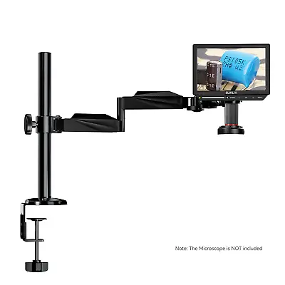 Digital Microscope Flexible Boom Arm Stand With Ring Light With Cable Management • £83.99