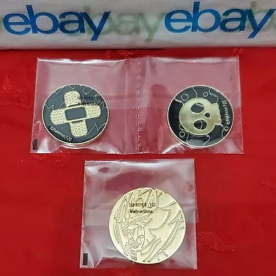 $18 • Buy POKÉMON SWORD & SHIELD ELITE TRAINER BOX PLUS ZAMAZENTA METAL Coin & Tokens