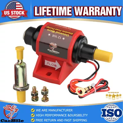 Universal Micro Electric Fuel Pump Low Pressure 2-3.5PSI 42S Polymer Gasoline US • $24.99