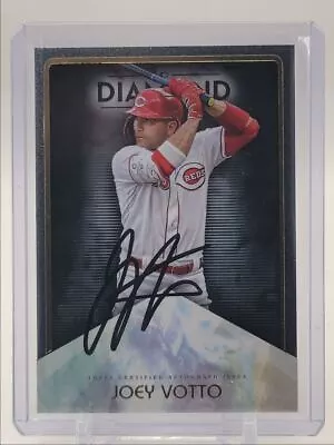 Joey Votto 2023 Topps Diamond Icons Black Ink Autograph Auto /10 Q0398 • $1