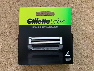 Genuine Gillette Labs Razor Blades - 1 Pack Of 4 Blades  RRP  £19.99 • £10.99