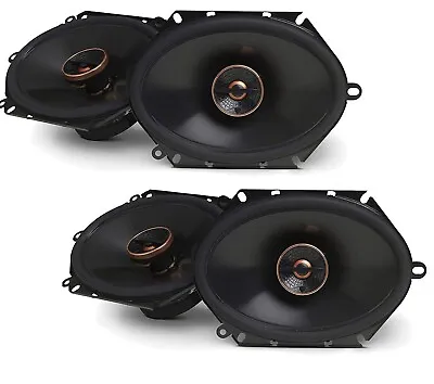 Two Pairs Of Infinity REF-8632CFX 6X8 Inch Two-Way Car Audio Coaxial Speakers • $99.95