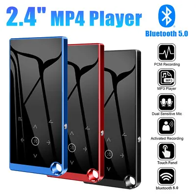 Portable Bluetooth 5.0HiFi MP3 Player Lossless Music Support 128GB Micro SD Card • $26.03