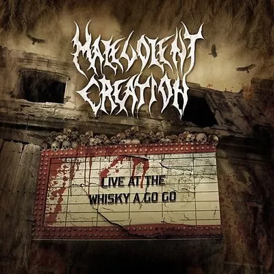 Malevolent Creation LIVE AT THE WHISKY A GO GO Limited NEW CLEAR VINYL 2 LP • $28.79