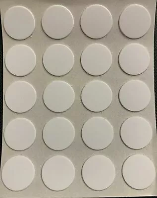 £1.99 • Buy 13mm SELF ADHESIVE DECORATIVE SCREW HOLES NAIL CAMS COVER CAPS FURNITURE WHITE