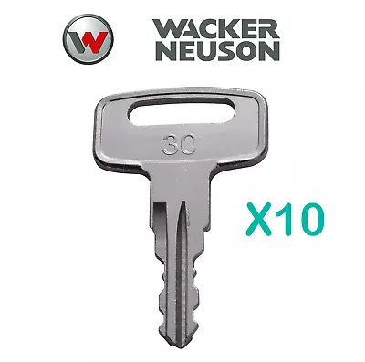 10Keys 6896 Wacker Neuson Roller Polaris Sportsman Ignition Key 160431 • $13.29