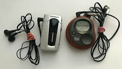 RIO Sport MP3 Player Digital Audio Music & Radio Shack Mini Radio Clip On Work • $29.99