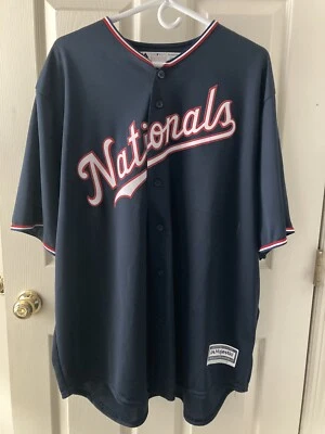 $59.99 • Buy Trea Turner Washington Nationals Majestic Jersey 2XL 2X Large Stitched