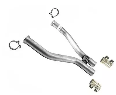 Front H Exhaust Flex Pipe For 2011-2014 Ford Mustang 5.0L With Clamps • $221