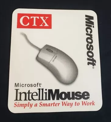 CTX Microsoft Intellimouse Mouse Pad 7.5  X 8.5  • $5