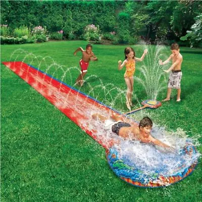 £11.99 • Buy Childrens Kids Soak N Splash 16' Aqua Garden Water Slide Spray Sprinker Pool Toy