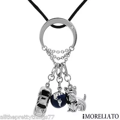 RARE!!!   NWT & Original Box MORELLATO Necklace Diamond  SCOTTY DOG Auto Car  • $79.50