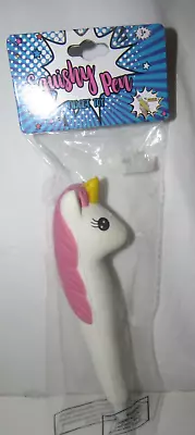 Squishy Pen Fidget Toy Unicorn W/ Pink Mane Soft Sponge Cute Sealed • $10.24